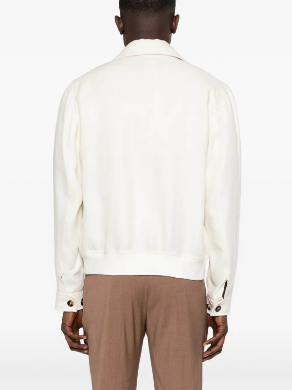 ボンバージャケット - クリーム Replica 
online: BRUNELLO CUCINELLI