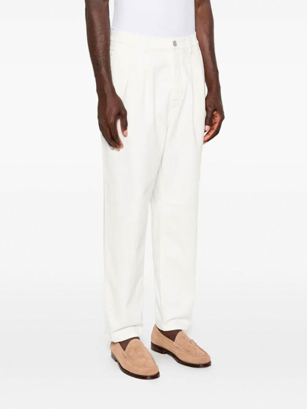 BRUNELLO CUCINELLI buy online Vaqueros Rectos - Crema