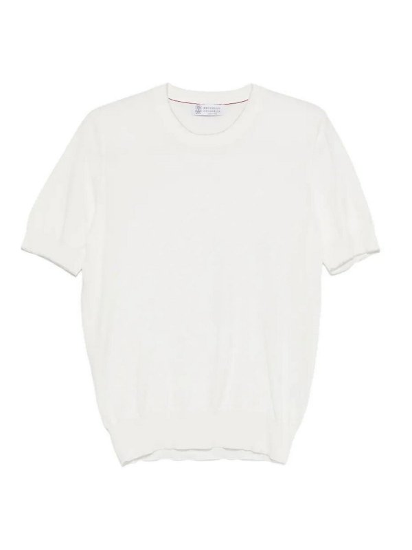 BRUNELLO CUCINELLI: Camisetas - Camiseta - Blanco
