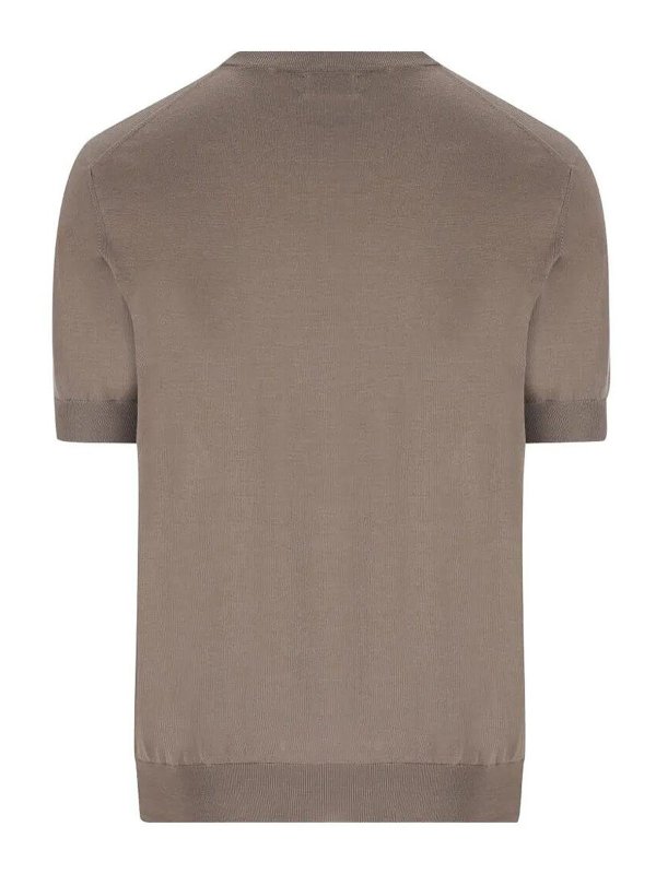 BRUNELLO CUCINELLI: t-shirts online - Cotton Lightweight Knit T-Shirt