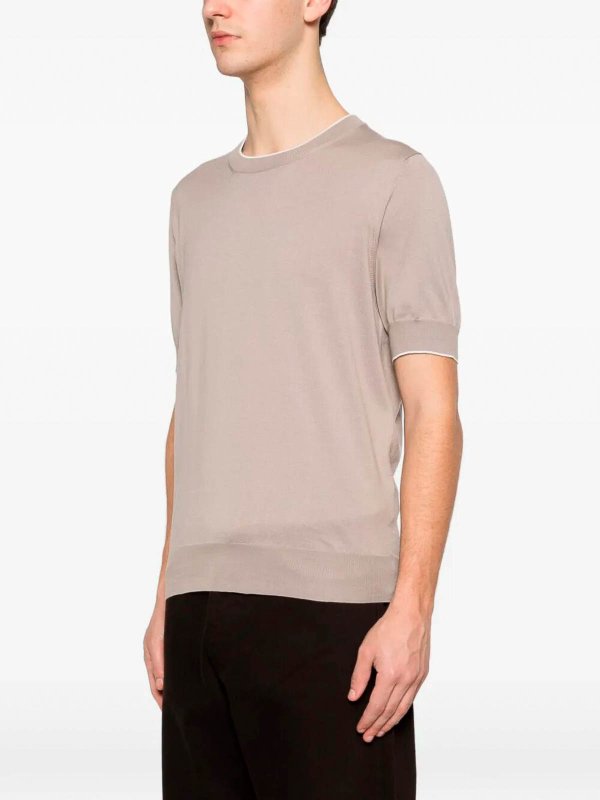 Cotton Lightweight Knit T-Shirt Replica 
online: BRUNELLO CUCINELLI