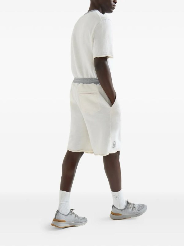 ショートパンツ - 白 shop online: BRUNELLO CUCINELLI