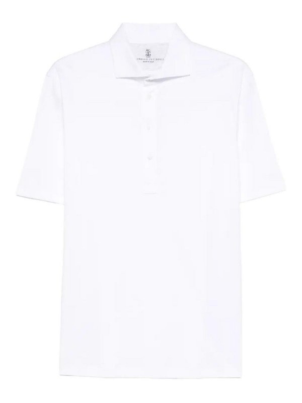 BRUNELLO CUCINELLI: Polos  - Polo - Blanc
