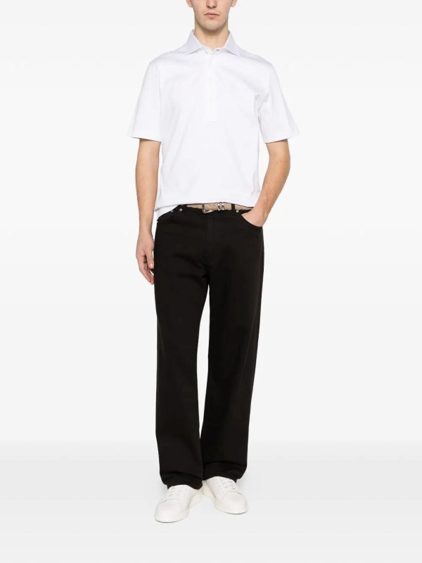 BRUNELLO CUCINELLI: Polos  online - Polo - Blanc