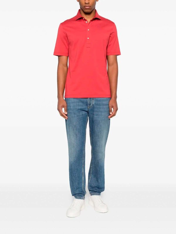 BRUNELLO CUCINELLI: polo shirts online - Short Sleeve Polo