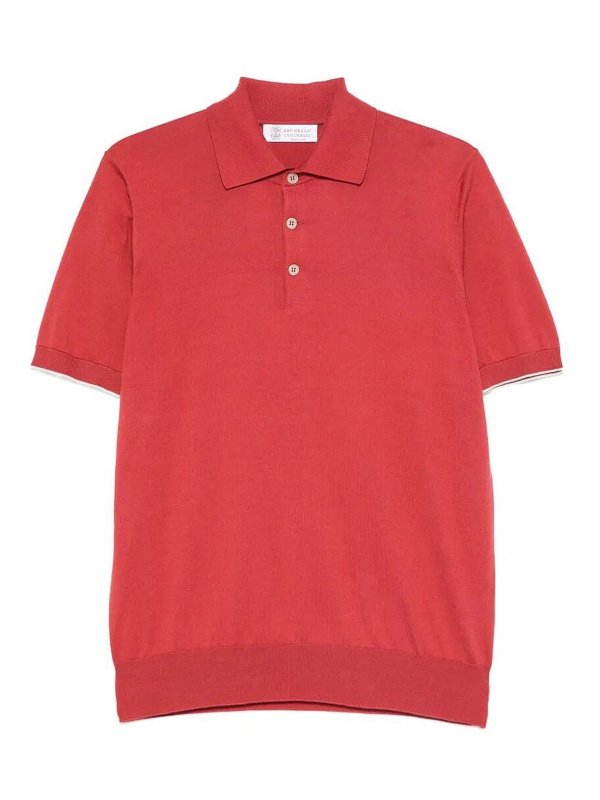 BRUNELLO CUCINELLI: polo shirts - Lightweight Knit Polo