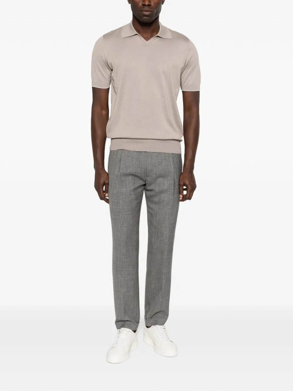 BRUNELLO CUCINELLI: Strickpullover mit Rundhalsausschnitt online - Rundhalspullover - Braun