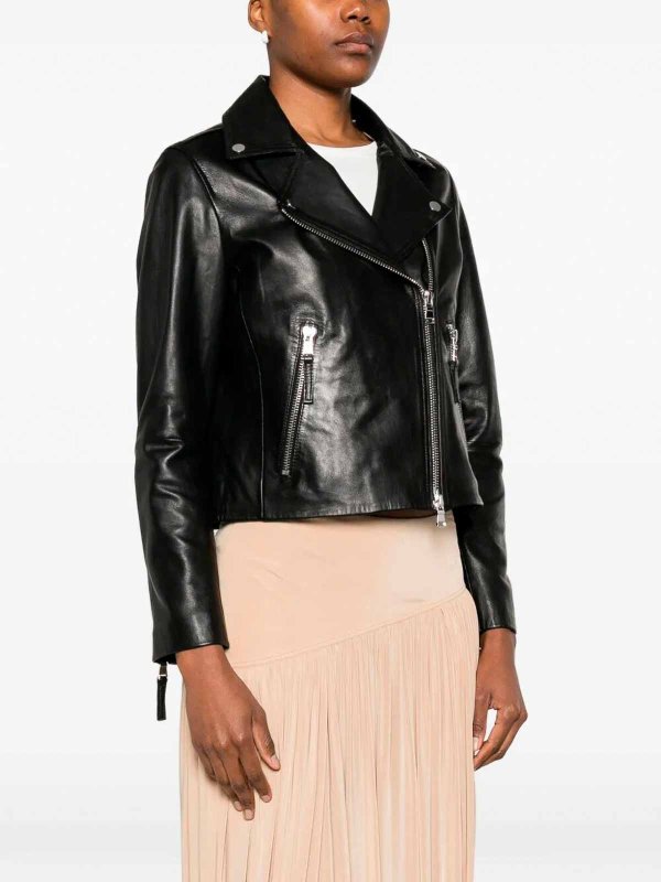 The Best Shops Bully: Lederjacken - Lederjacke - Schwarz