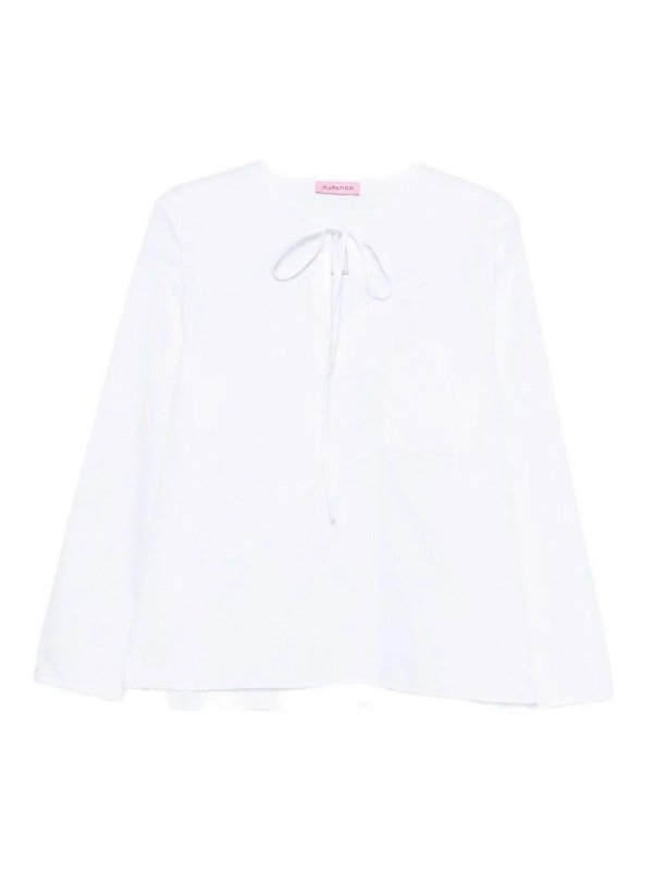 CUANTICO: camicie - Camicia Con Colletto A Nastro