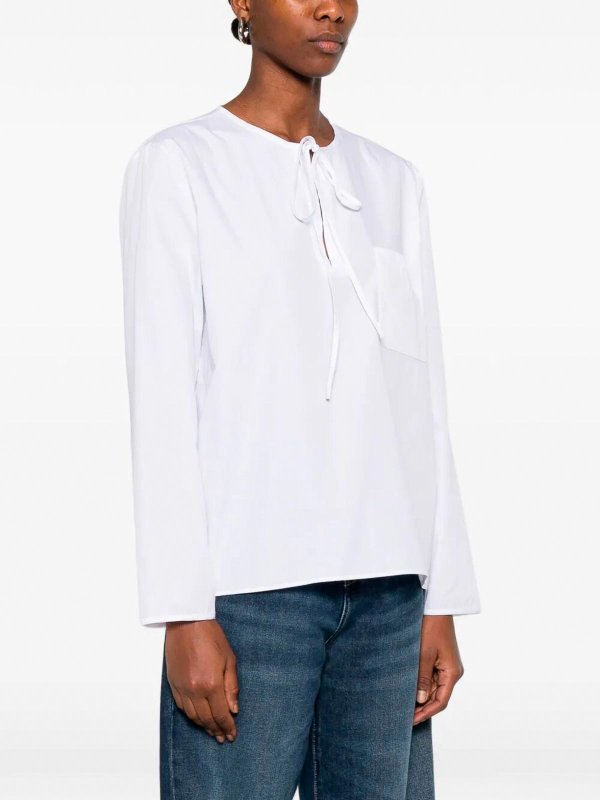 The Best Shops CUANTICO: camicie - Camicia Con Colletto A Nastro