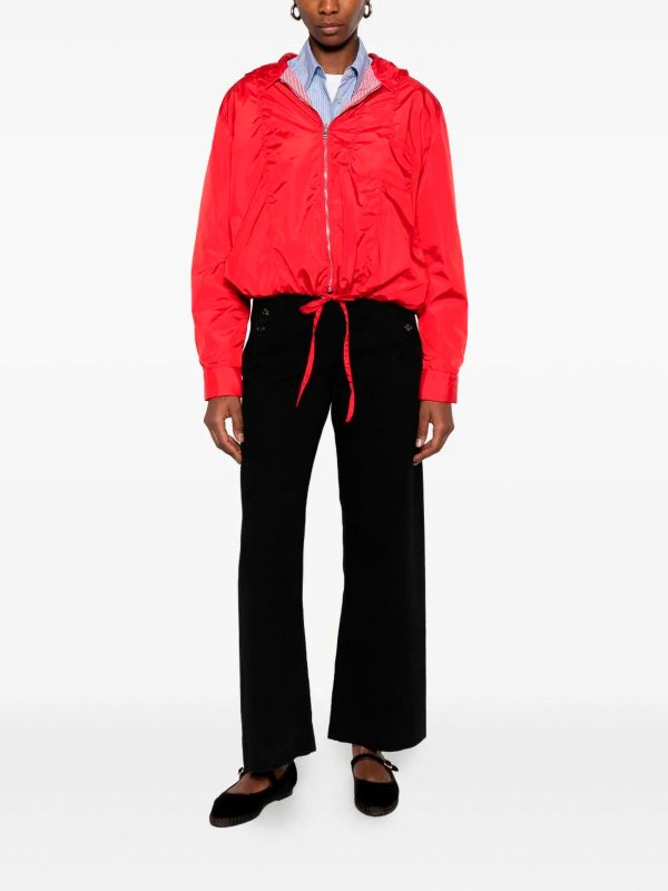 CUANTICO: casual jackets online - Short Nylon Reversible Jacket With Hood