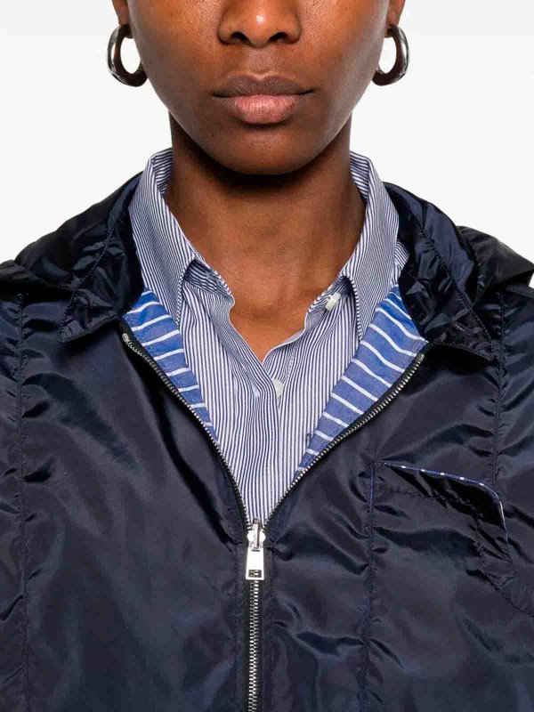 Short Nylon Reversible Jacket With Hood Replica 
online: CUANTICO