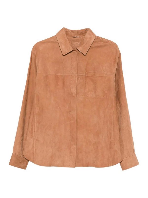 DESA 1972: leather jacket - Leather Shirt Jacket