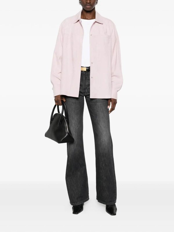 DESA 1972: leather jacket online - Leather Shirt Jacket