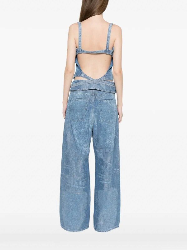 The Best Shops DIESEL: Top e canotte - `De-Sayra-Fsi2` In alto