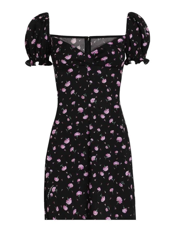 DOLCE & GABBANA: Knielange Kleider - Knielanges Kleid - Schwarz