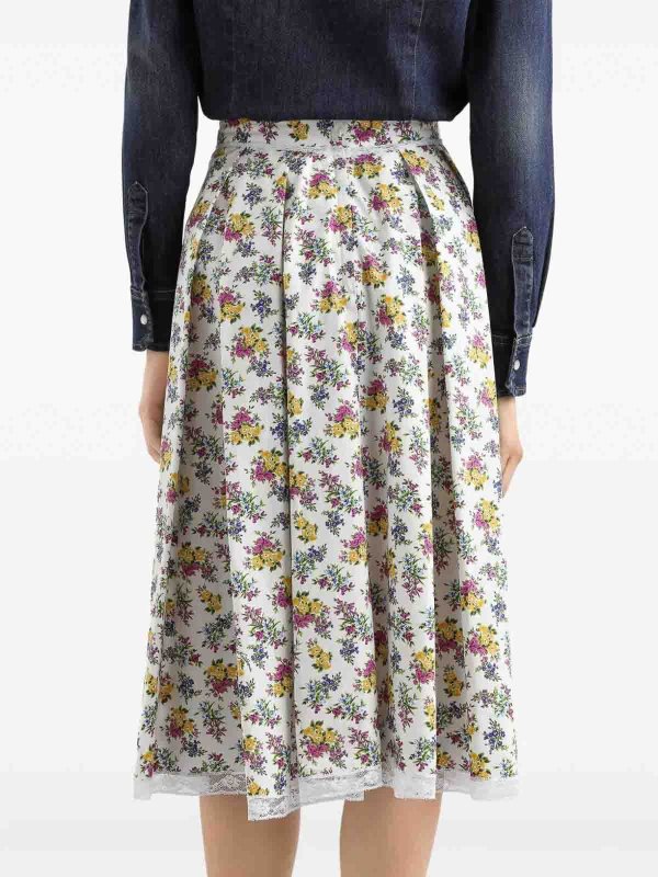 DOLCE & GABBANA buy online Midirock - Weiß