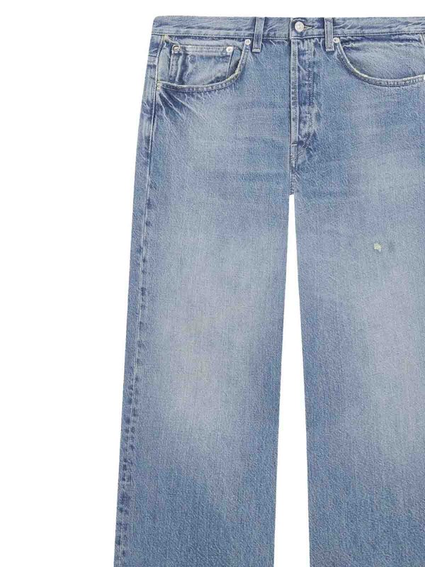 DONDUP: straight leg jeans online - `Jacklyn` Wide Leg 5-Pocket Jeans