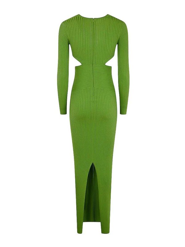 ELISABETTA FRANCHI: ニーレングスドレス online - 膝丈ドレス - 緑