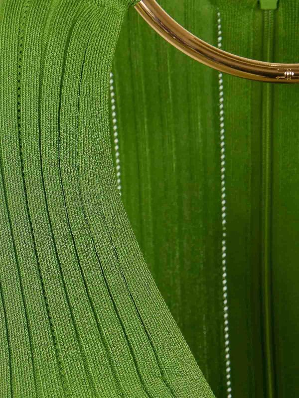 The Best Shops ELISABETTA FRANCHI: ニーレングスドレス - 膝丈ドレス - 緑