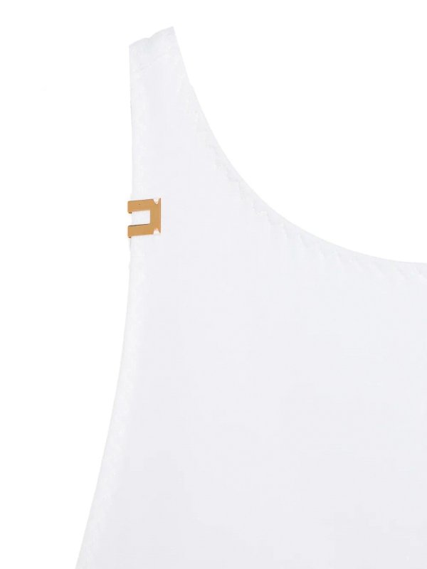 The Best Shops ELISABETTA FRANCHI: トップス＆タンクトップ - トップ/タンクトップ - クリーム