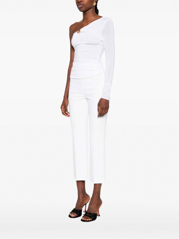 クルーネック - クリーム shop online: ELISABETTA FRANCHI