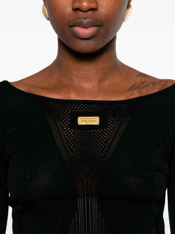 ELISABETTA FRANCHI buy online Pull Col Rond - Noir