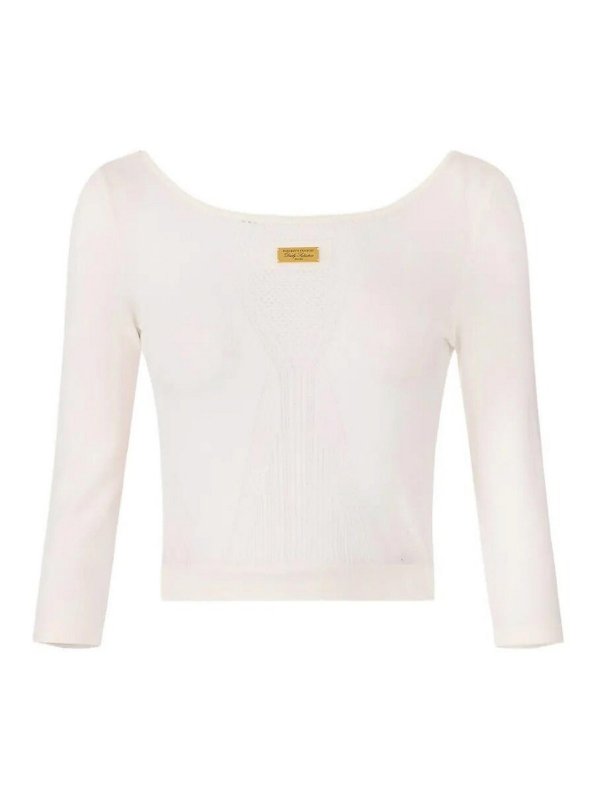 ELISABETTA FRANCHI: crew necks - Tricot Sweater