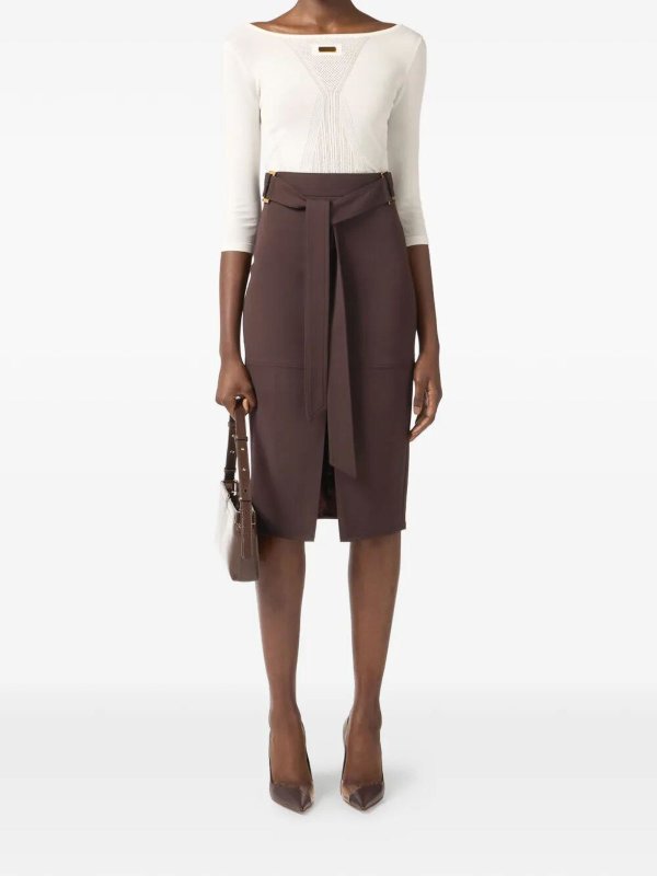 ELISABETTA FRANCHI: crew necks online - Tricot Sweater