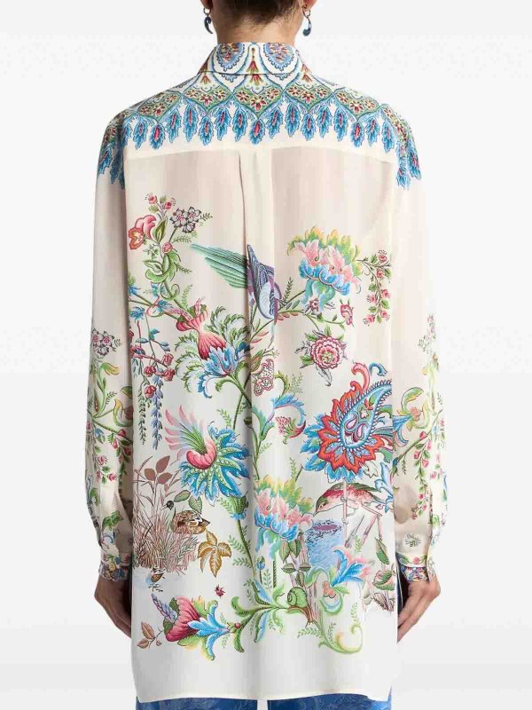 The Best Shops ETRO: shirts - Long Shirt With Side Vents