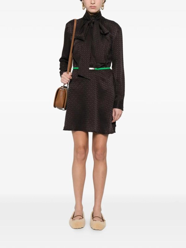 GUCCI: knee length dresses online - `Horsebit` Dress