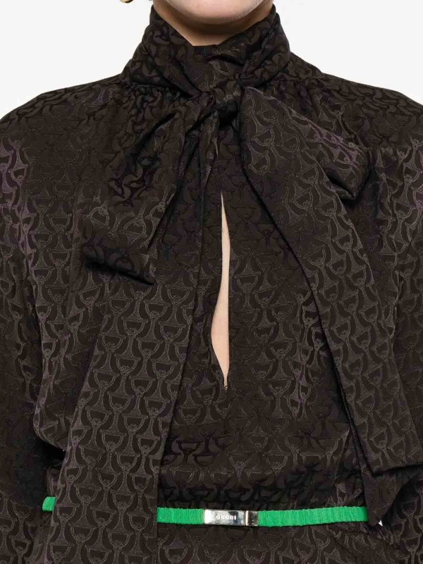 The Best Shops GUCCI: knee length dresses - `Horsebit` Dress