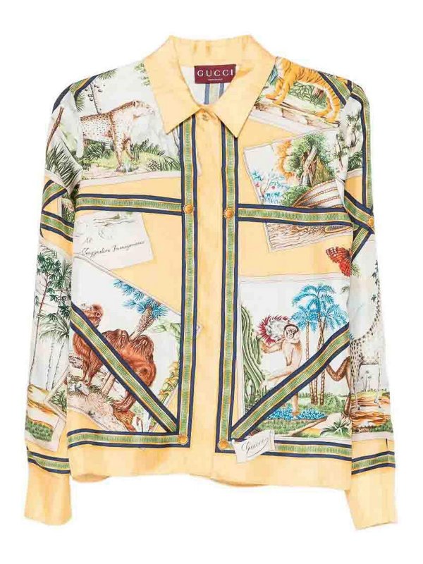 GUCCI: shirts - `Viaggiatore Immaginario` Shirt
