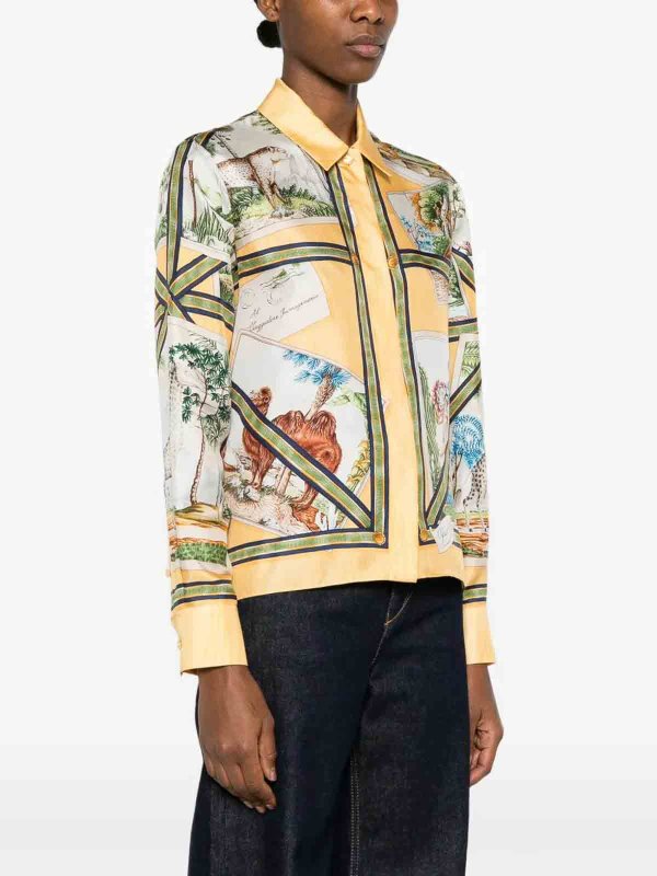 GUCCI: shirts online - `Viaggiatore Immaginario` Shirt