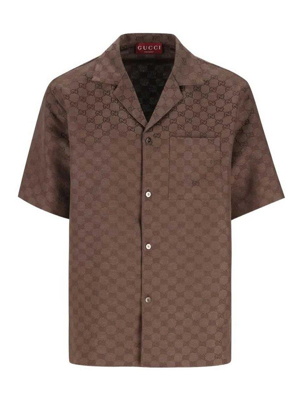 GUCCI: shirts - `Disco` Bowling Shirt
