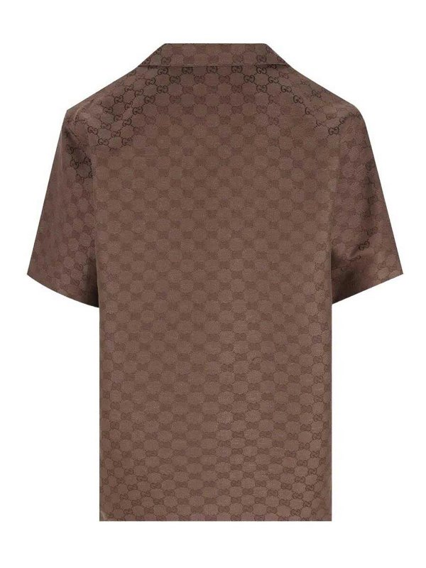 GUCCI: shirts online - `Disco` Bowling Shirt