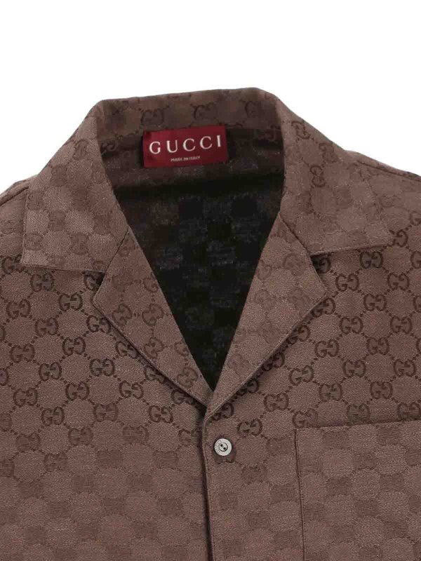 `Disco` Bowling Shirt shop online: GUCCI