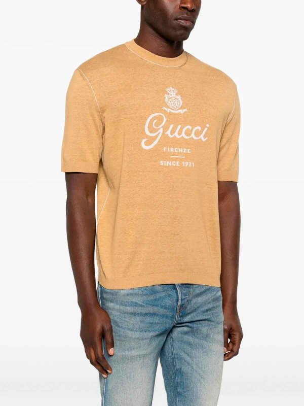 Short Sleeve Crew-Neck Sweater shop online: GUCCI