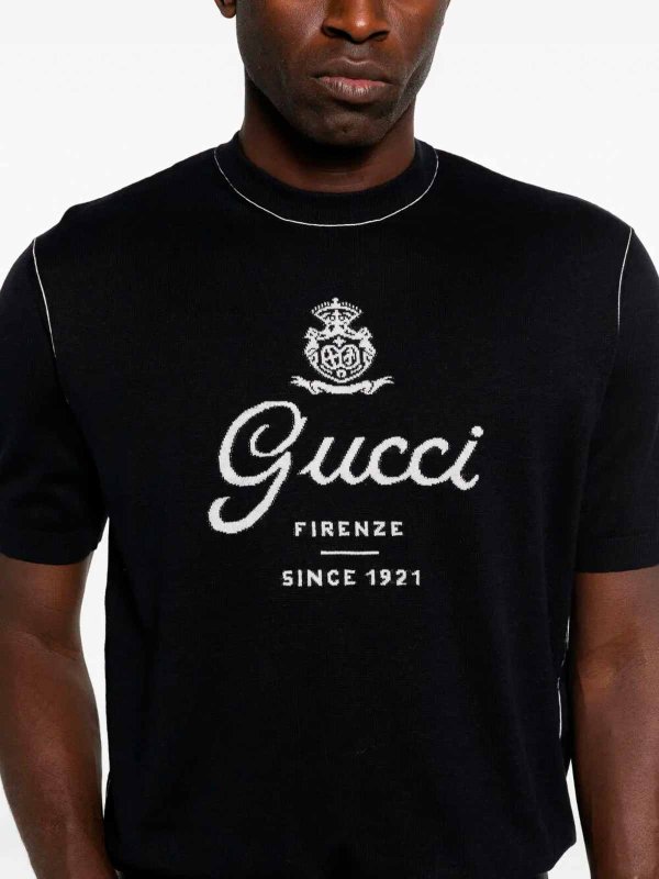 Short Sleeve Crew-Neck Sweater shop online: GUCCI