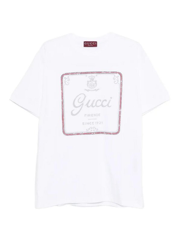 GUCCI: t-shirts - Regular Short Sleeve T-Shirt