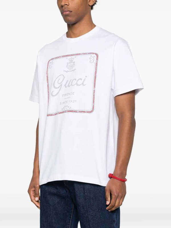 The Best Shops GUCCI: t-shirts - Regular Short Sleeve T-Shirt