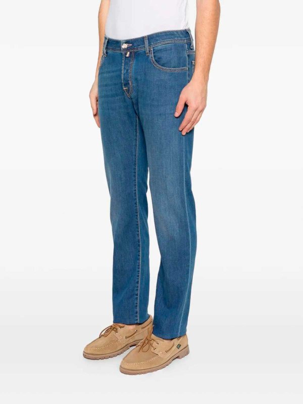 `Nick` Slim Fit 5-Pocket Pants Replica 
online: JACOB COHEN