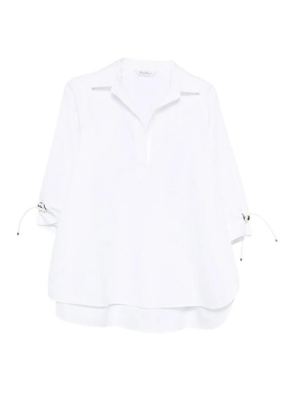 Max Mara: Camisas - Camisa - Blanco