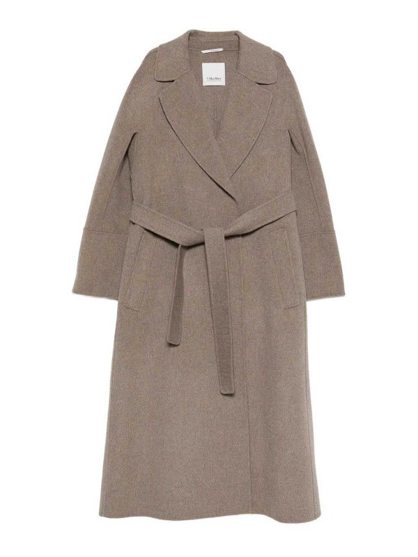 Max Mara: ニーレングスコート - 膝丈コート - グレー