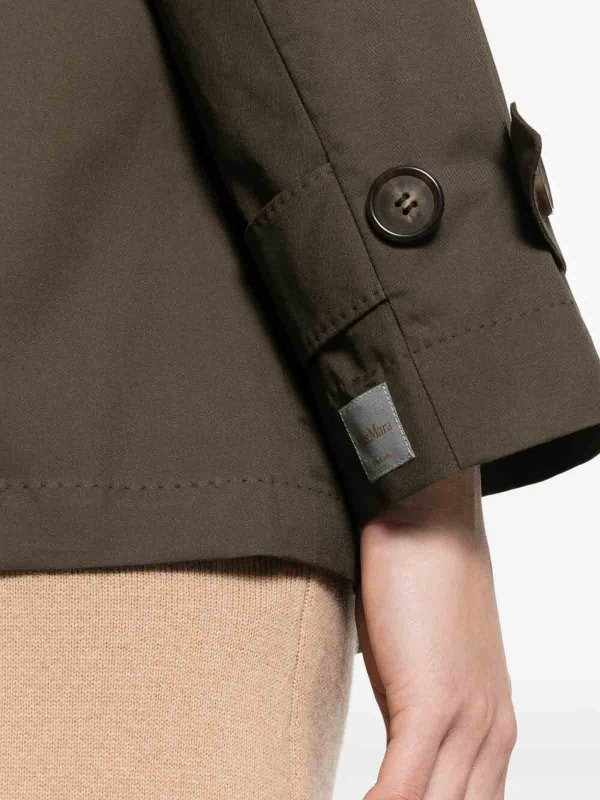 The Best Shops Max Mara: トレンチコート - トレンチコート - 緑