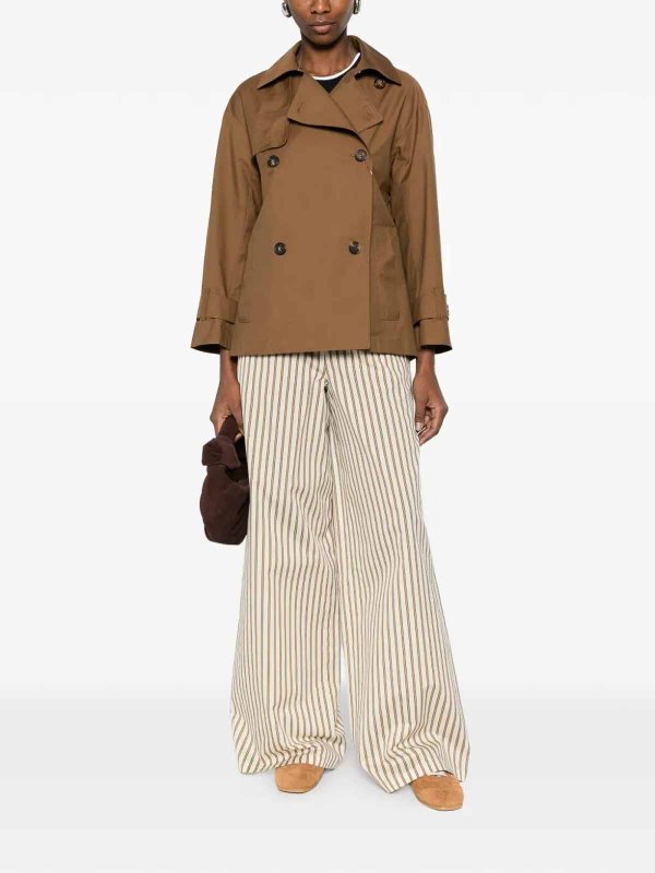 Max Mara: trench coats online - `Maxmara Thecube` `Zeno` Raincoat