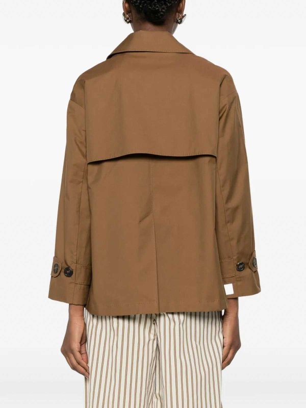 The Best Shops Max Mara: trench coats - `Maxmara Thecube` `Zeno` Raincoat