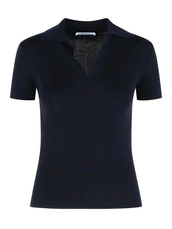 Max Mara: タートルネック - タートルネック/ポロネック - ブルー