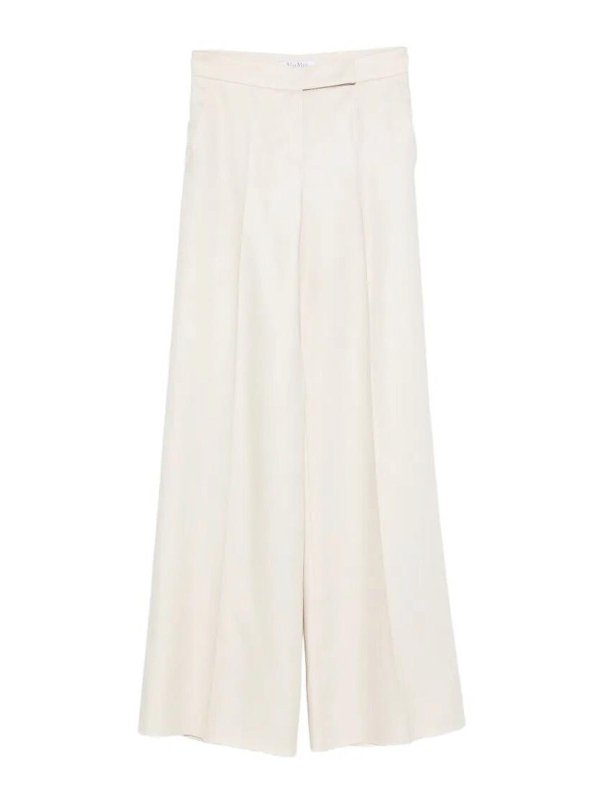 Max Mara: casual trousers - Linen Pants