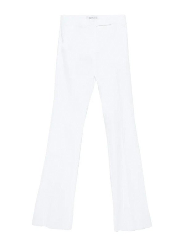 Max Mara: カジュアルトラウザー - カジュアルパンツ - 白